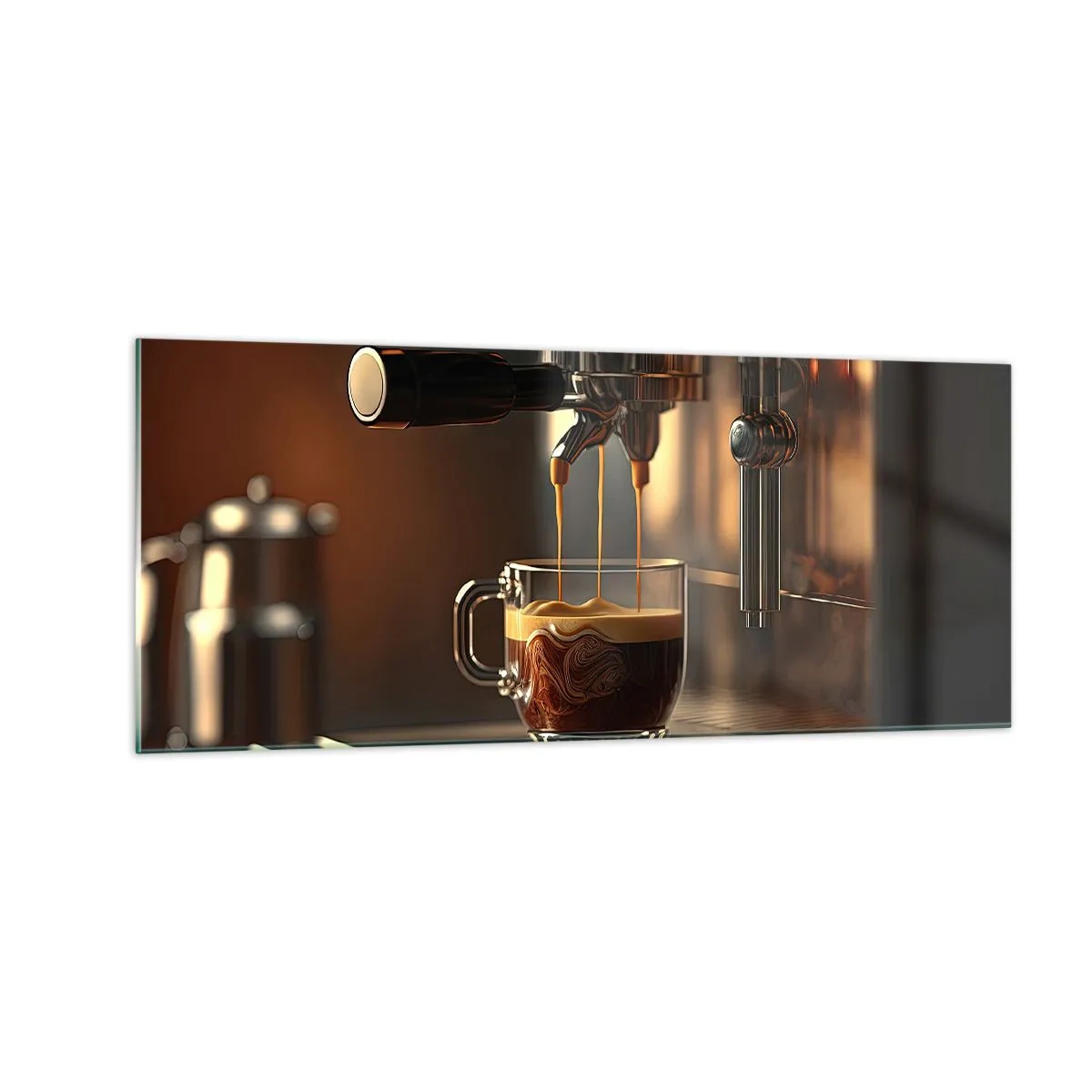 Obraz na skle - Zmyselná zmes - 100x40 cm