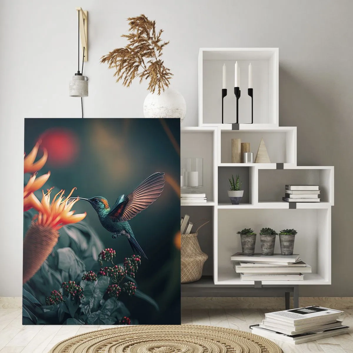 Obraz na skle - Skutočne pestrý život - 80x120 cm