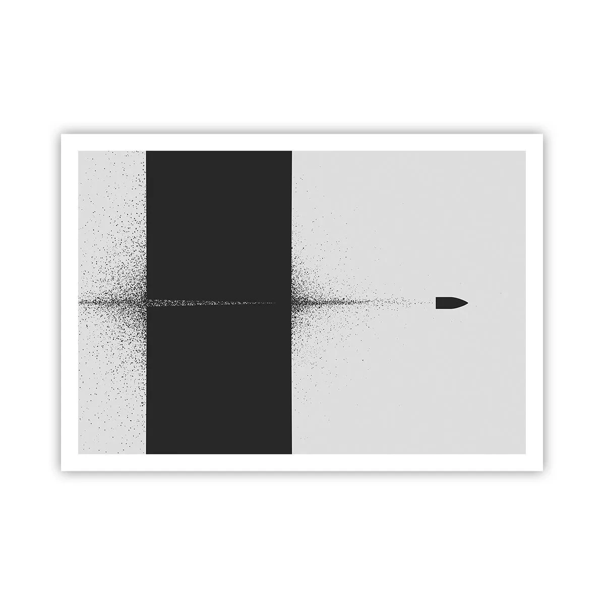 Plagát - Priamo k cieľu - 100x70 cm