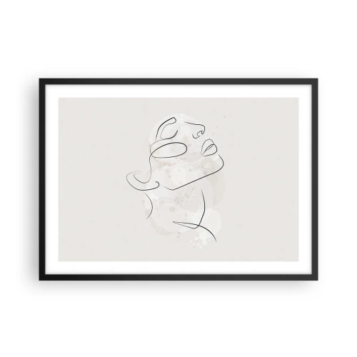 Plagát v čiernom ráme - Náčrt sna - 70x50 cm