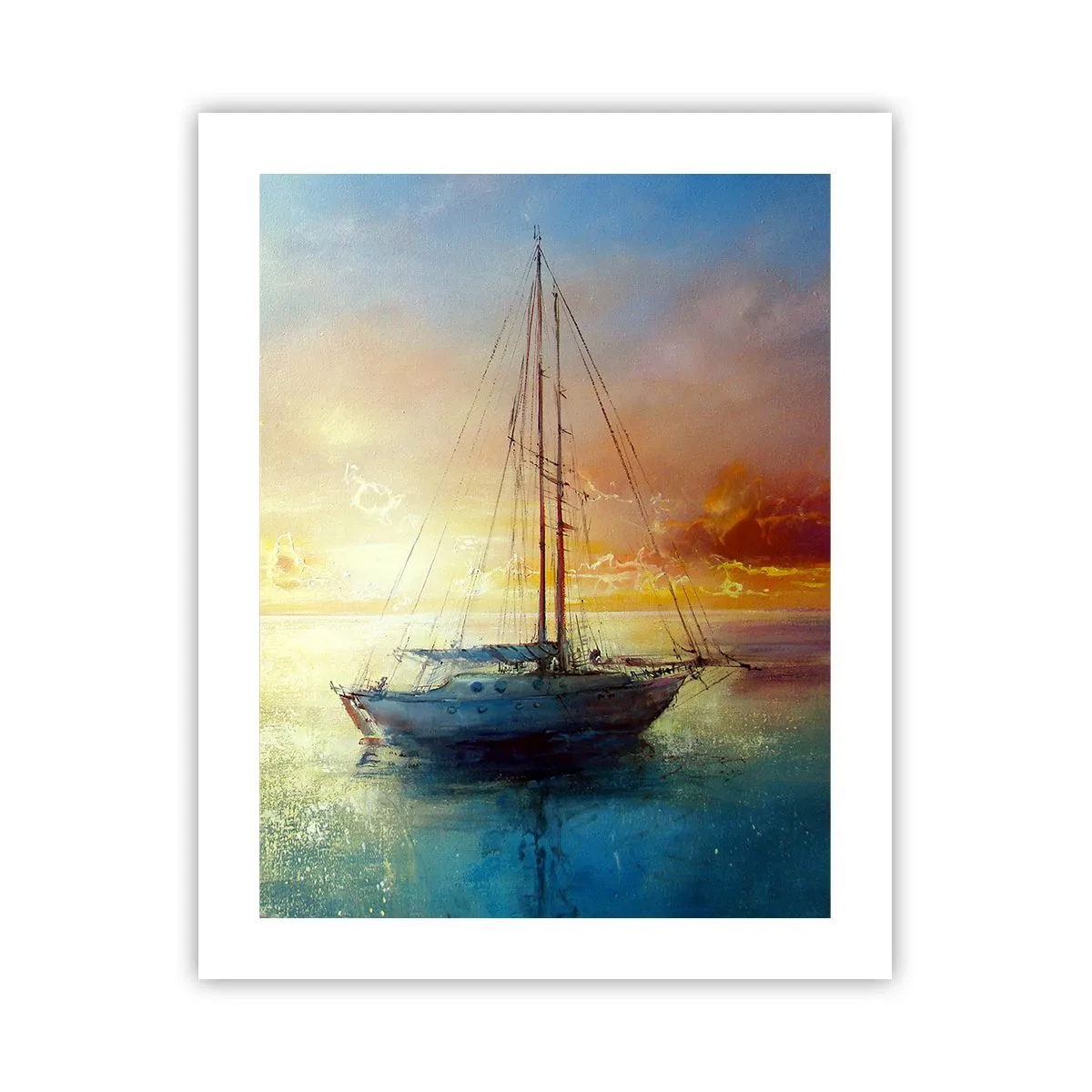 Plagát - V zlatom zálive - 40x50 cm