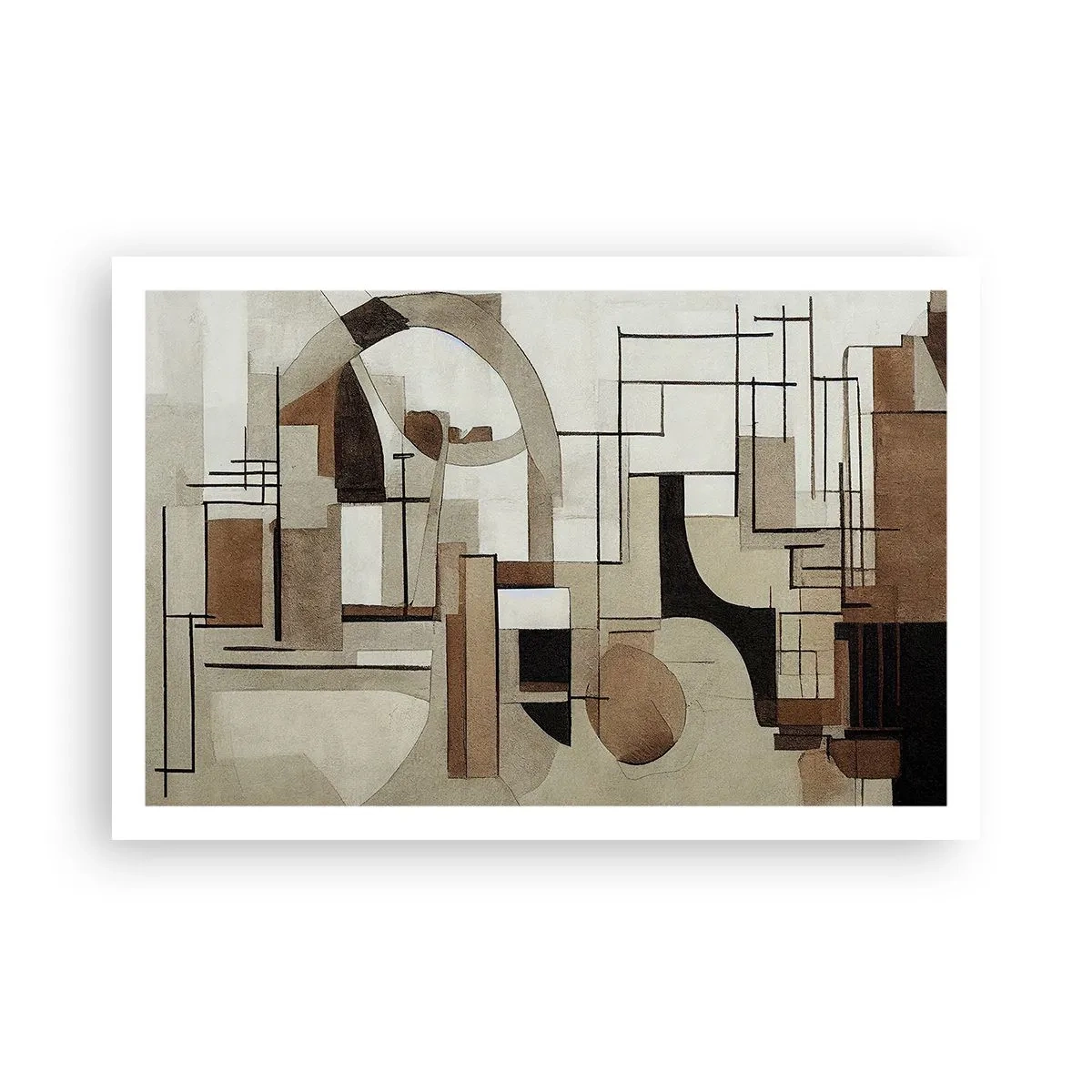 Plagát - Mestská krajina 2.0 - 91x61 cm