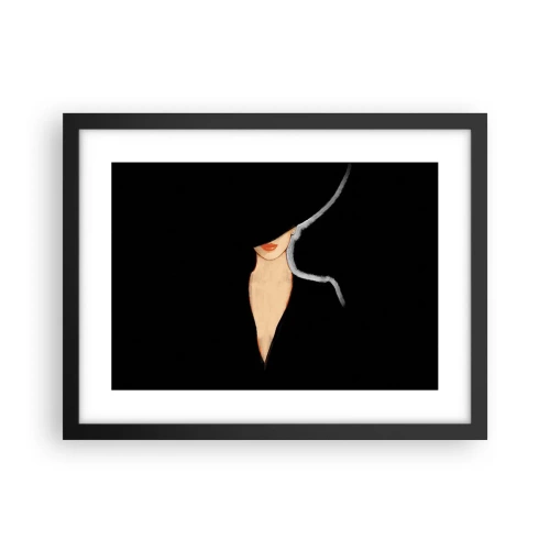 Plagát v čiernom ráme - Elegancia a štýl - 40x30 cm
