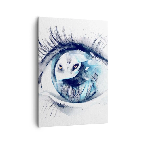 Obraz na plátne - Z očí do očí s divočinou - 50x70 cm