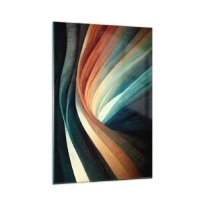 Obraz na skle - Utkané z farieb - 80x120 cm