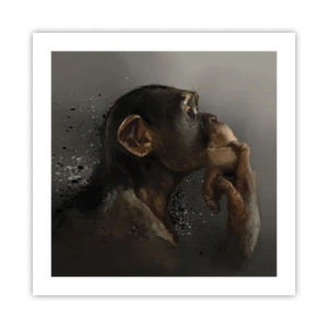 Plagát - Určite mysliteľ - 50x50 cm