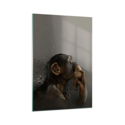Obraz na skle - Určite mysliteľ - 70x100 cm