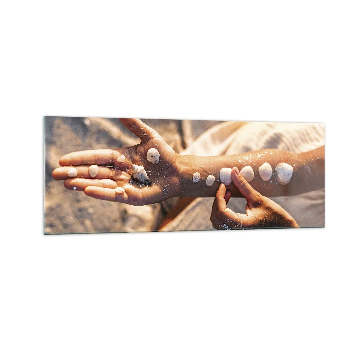Obraz na skle - Krása na dosah - 140x50 cm