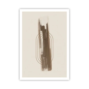 Plagát - Závan šedej - 70x100 cm