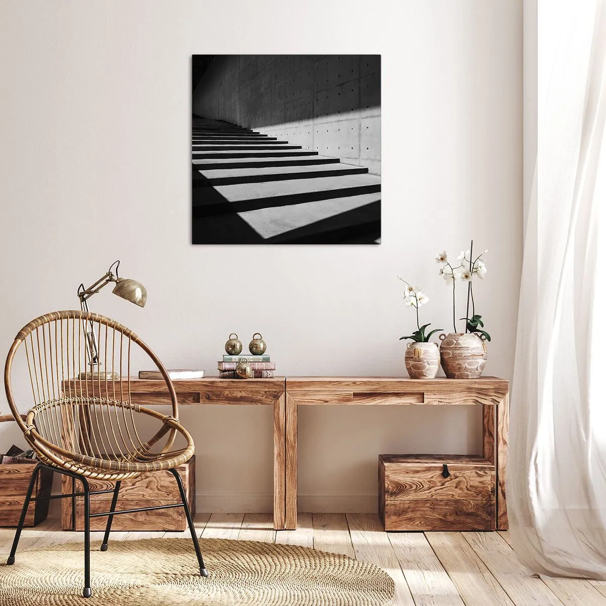 Obraz na plátne - Surová krása modernizmu - 50x50 cm