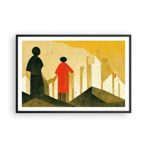 Plagát v čiernom ráme - Ešte veľmi ďaleko - 91x61 cm