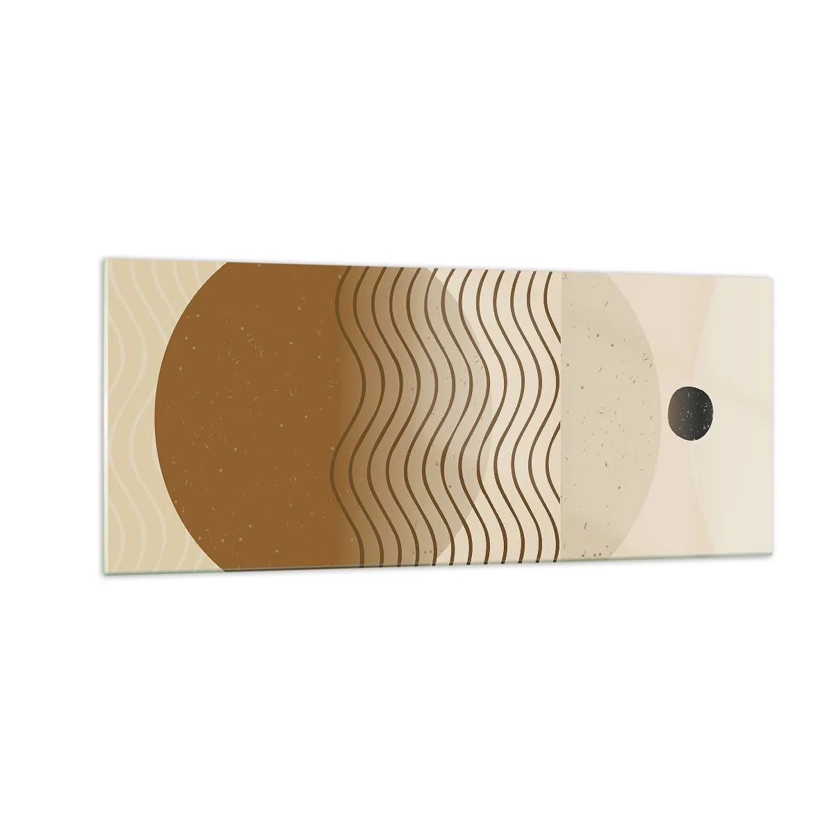 Obraz na skle - O pôvode geometrických obrazcov - 100x40 cm