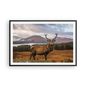 Plagát v čiernom ráme - Majestát prírody - 91x61 cm