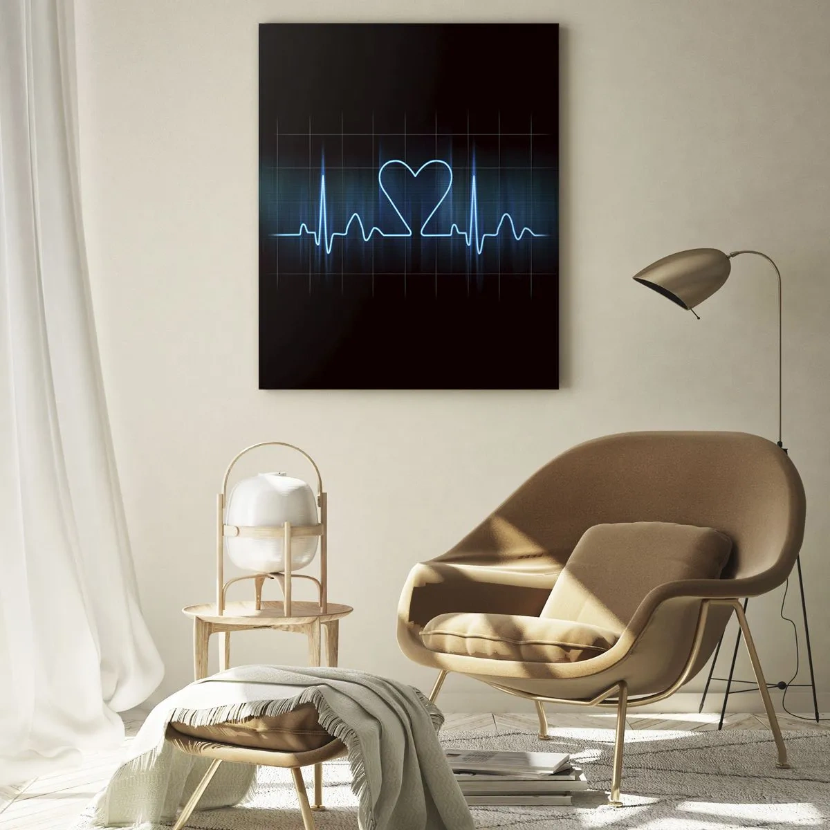 Obraz na skle - V rytme srdca - 80x120 cm