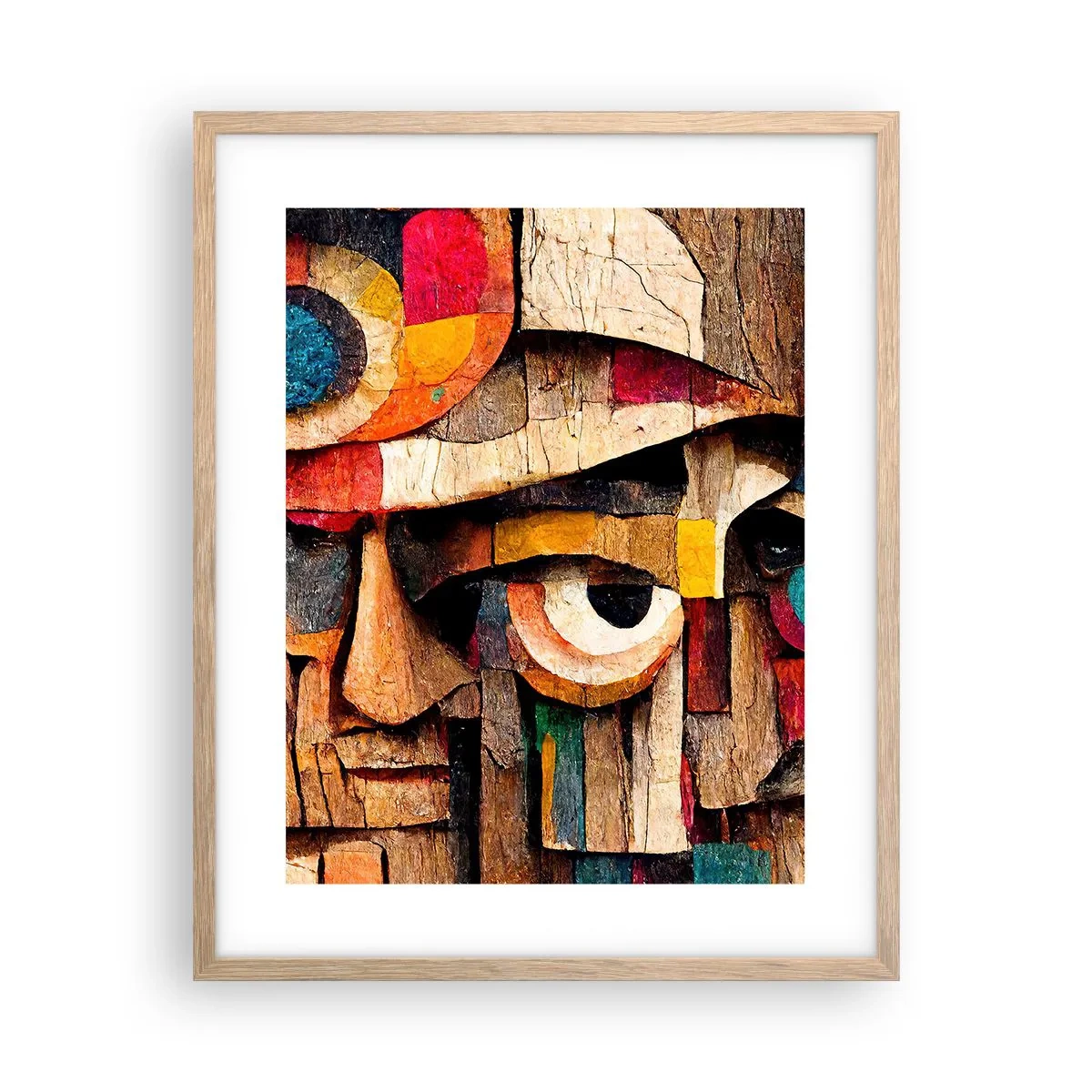 Plagát v ráme zo svetlého duba - Vidím ťa… - 40x50 cm