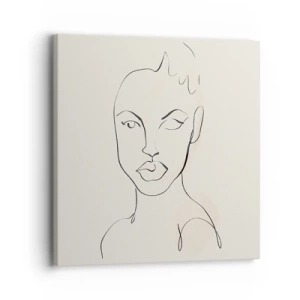 Obraz na plátne - Obrys zmyselnosti - 30x30 cm
