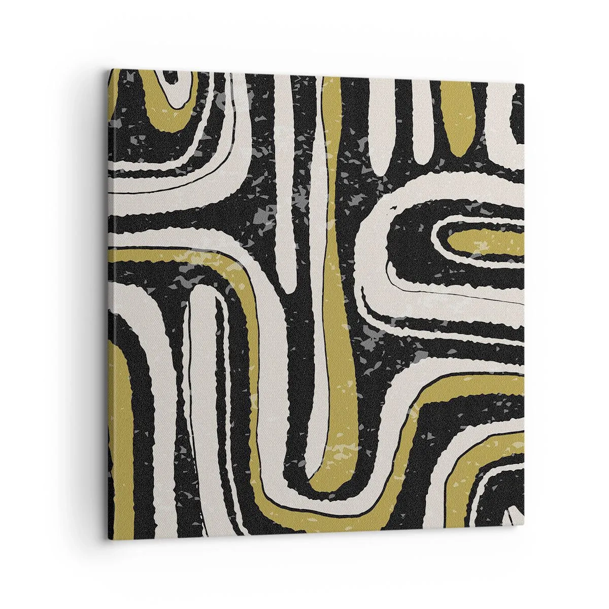 Obraz na plátne - Kompozícia: trakty a uličky - 60x60 cm