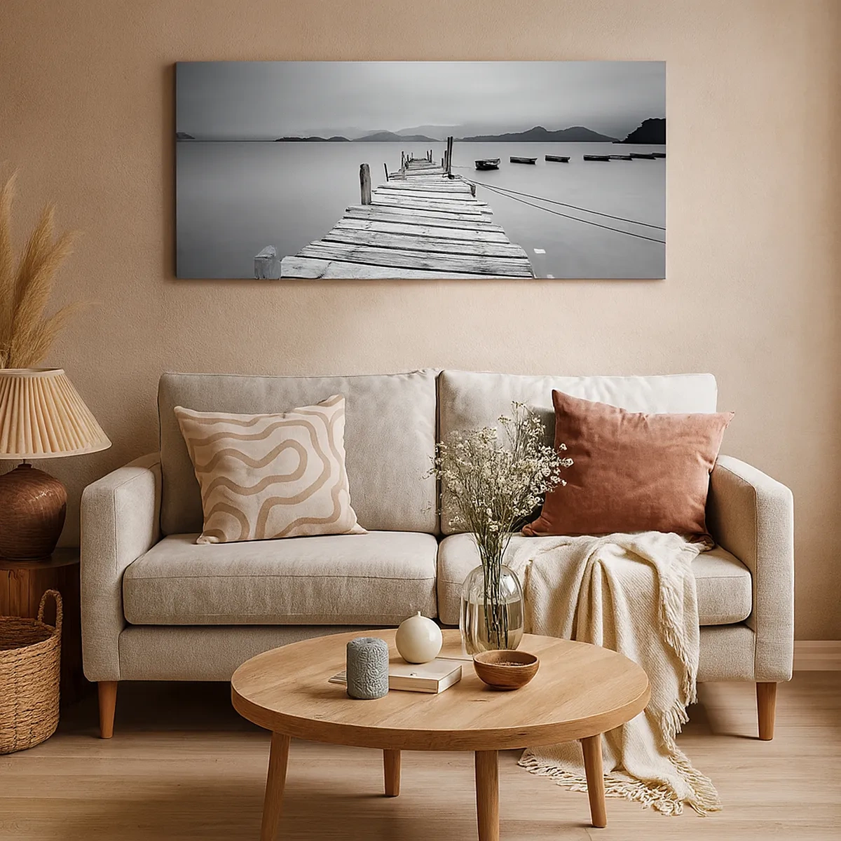 Obraz na plátne - Za horami, za morom  - 30x30 cm