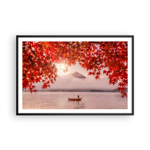 Plagát v čiernom ráme - V japonskom štýle - 91x61 cm