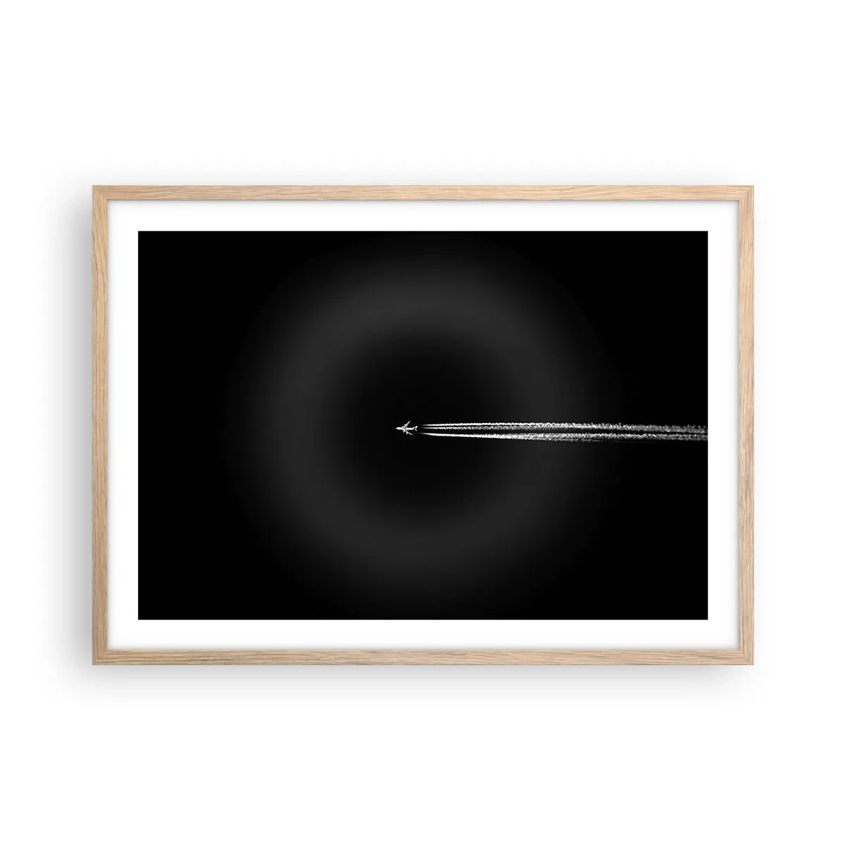 Plagát v ráme zo svetlého duba - Do inej dimenzie - 70x50 cm