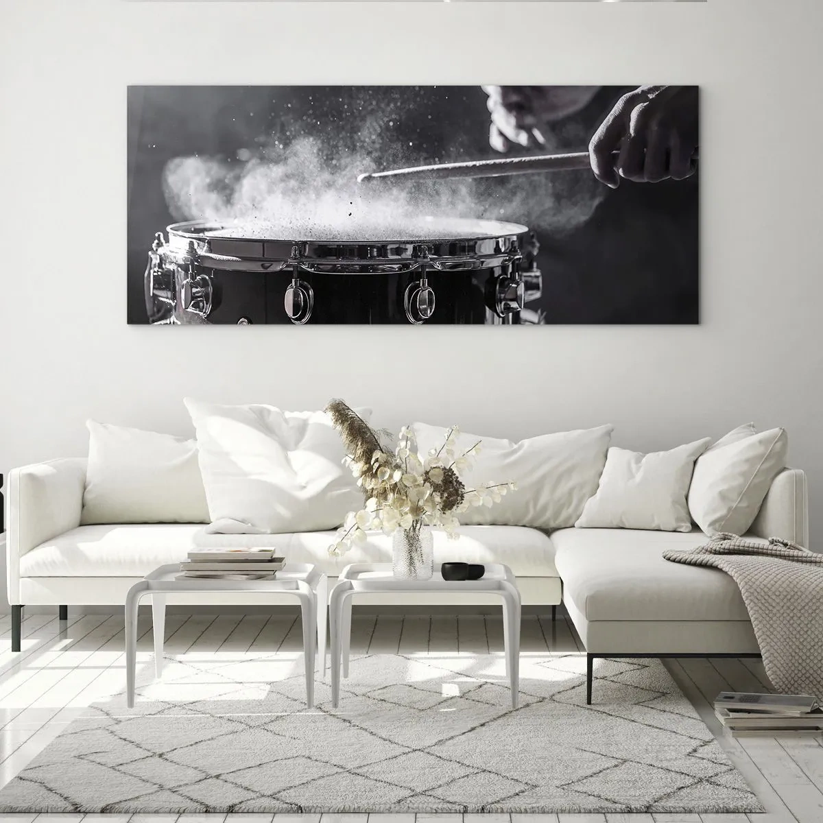 Obraz na skle - Pulz hudby - 100x40 cm