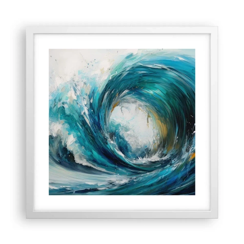 Plagát v bielom ráme - Morský portál - 40x40 cm