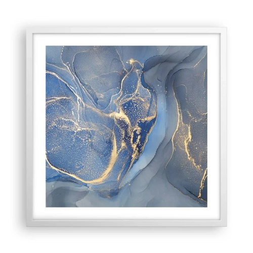 Plagát v bielom ráme - Zlatý prach - 50x50 cm