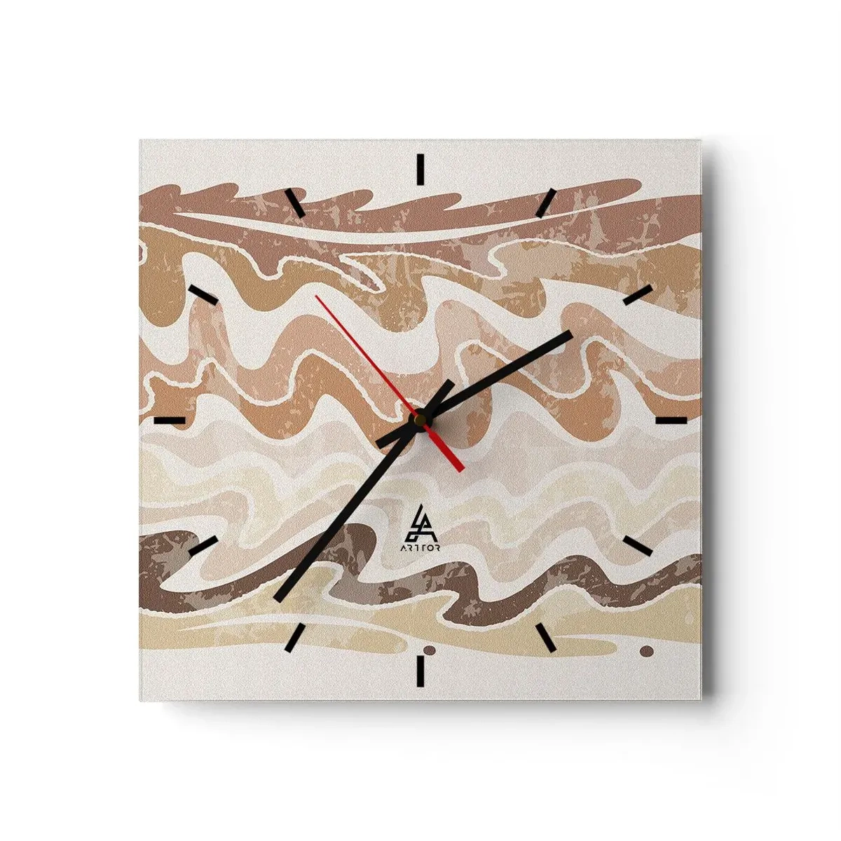 Nástenné hodiny - Dobrá energia – dobré emócie - 30x30 cm