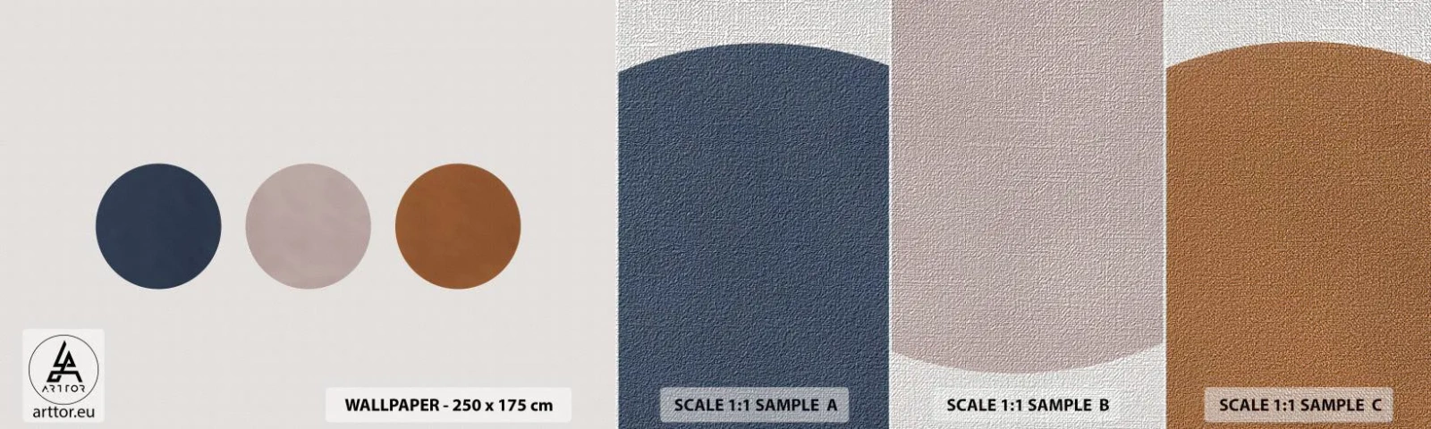 Vzorka fototapety Premium Canvas - Symbol dokonalosti - Abstrakcia, Kus, Minimalizmus - 100x30 cm