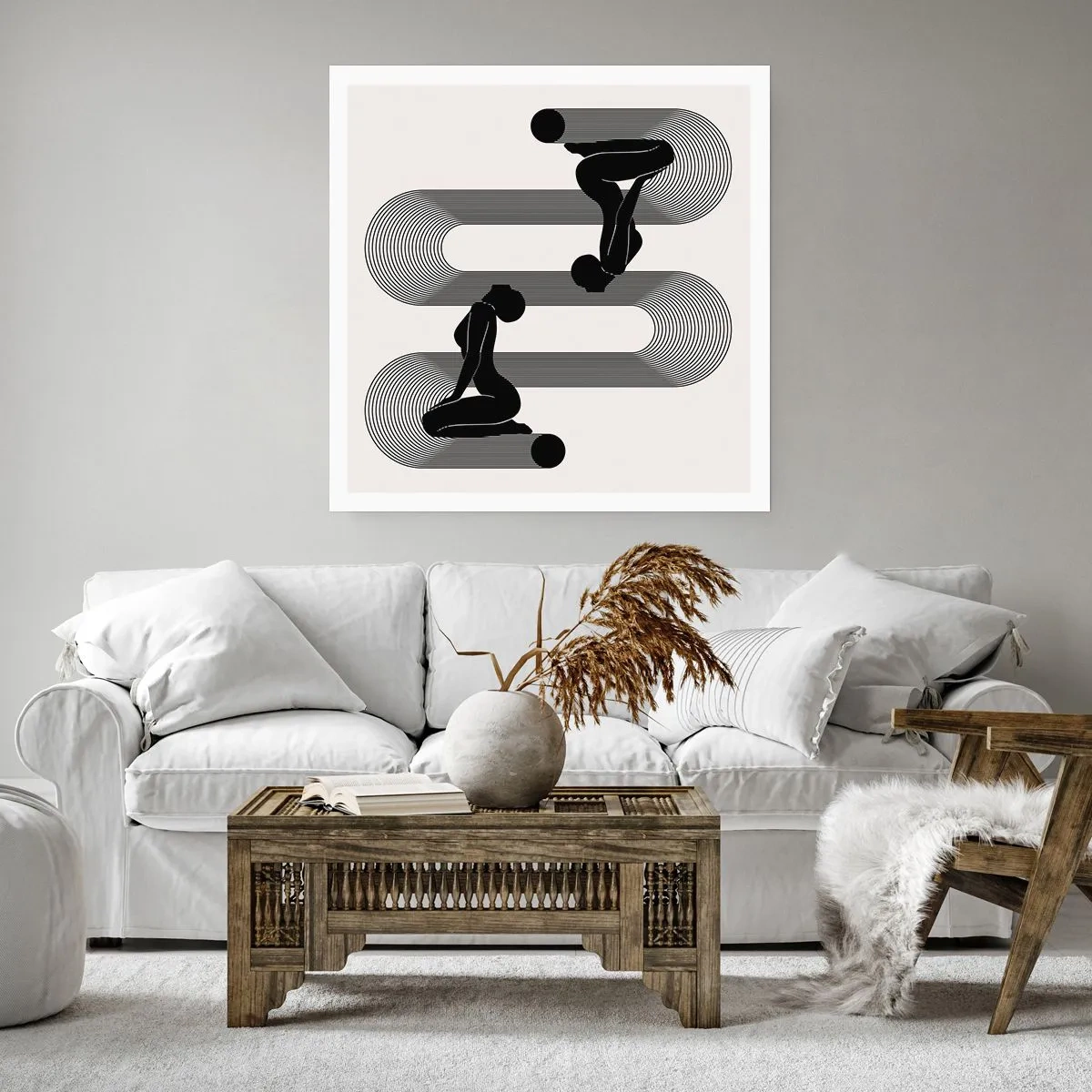 Plagát - Zmyselná symetria - 30x30 cm