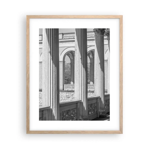 Plagát v ráme zo svetlého duba - Slnečná arkáda - 40x50 cm