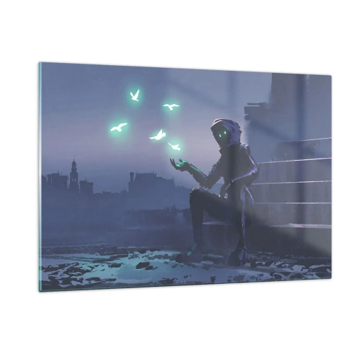 Obraz na skle - Život sa vráti - 120x80 cm