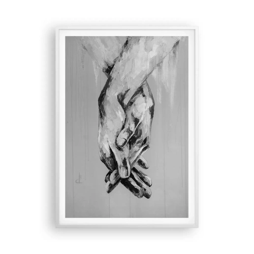 Plagát v bielom ráme - Začiatok… - 70x100 cm