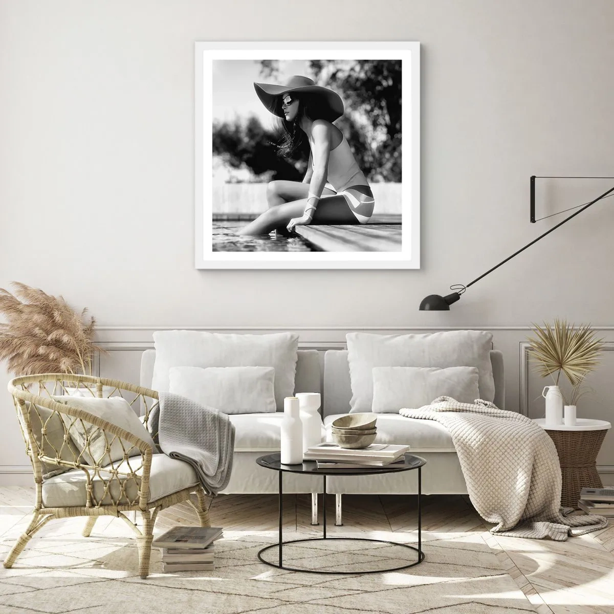Plagát v bielom ráme - Letný sen - 40x40 cm