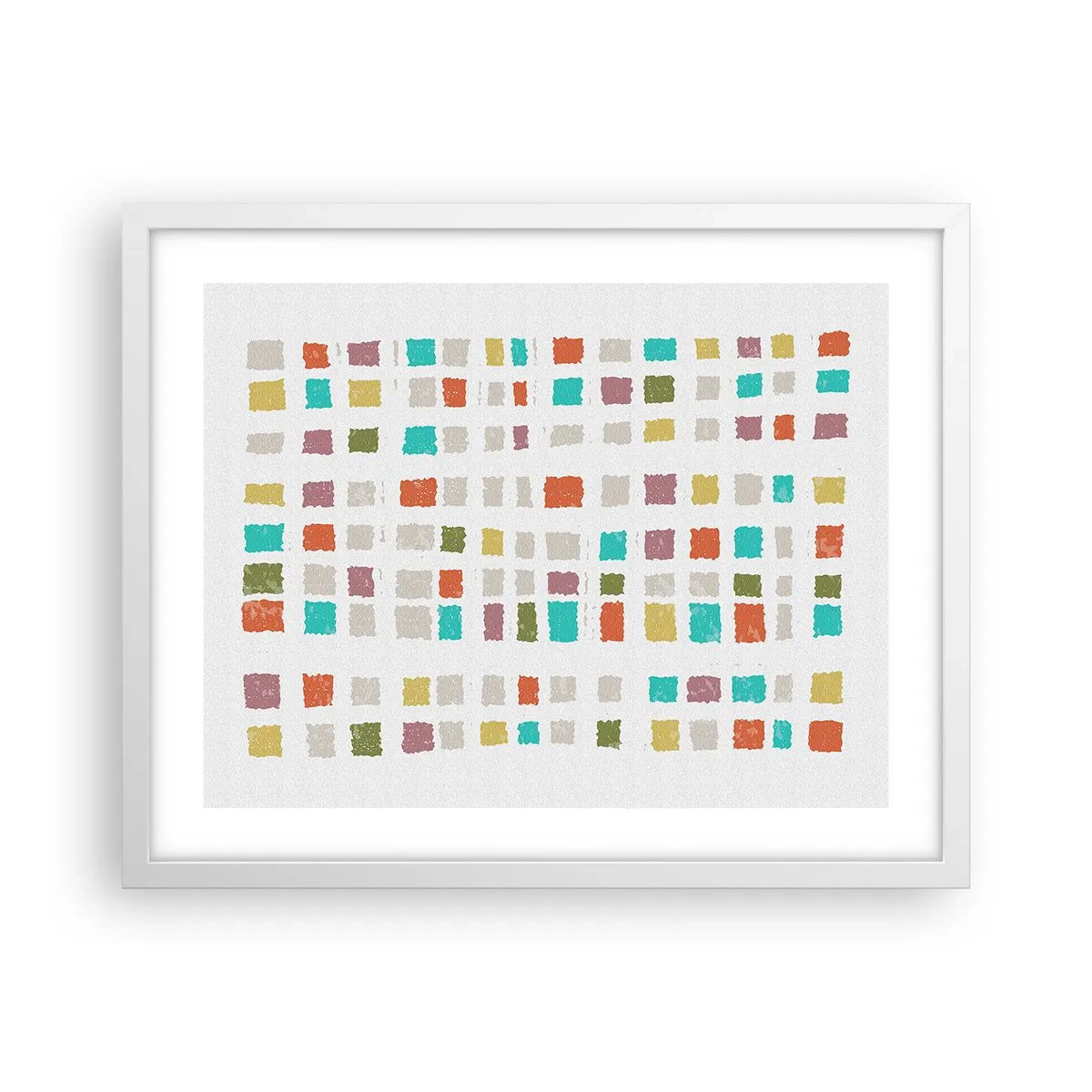 Plagát v bielom ráme - Neznáma hra - 50x40 cm