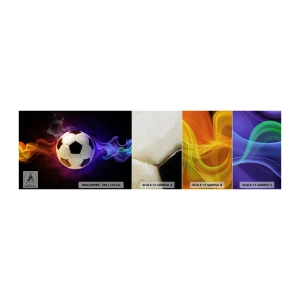 Vzorka fototapety Premium Sand - Magická sila hry - Abstrakcia, Šport, Futbal - 100x30 cm