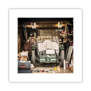 Plagát - Späť do minulosti - 30x30 cm