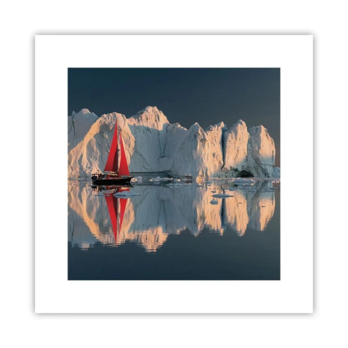 Plagát - Na okraji sveta - 30x30 cm