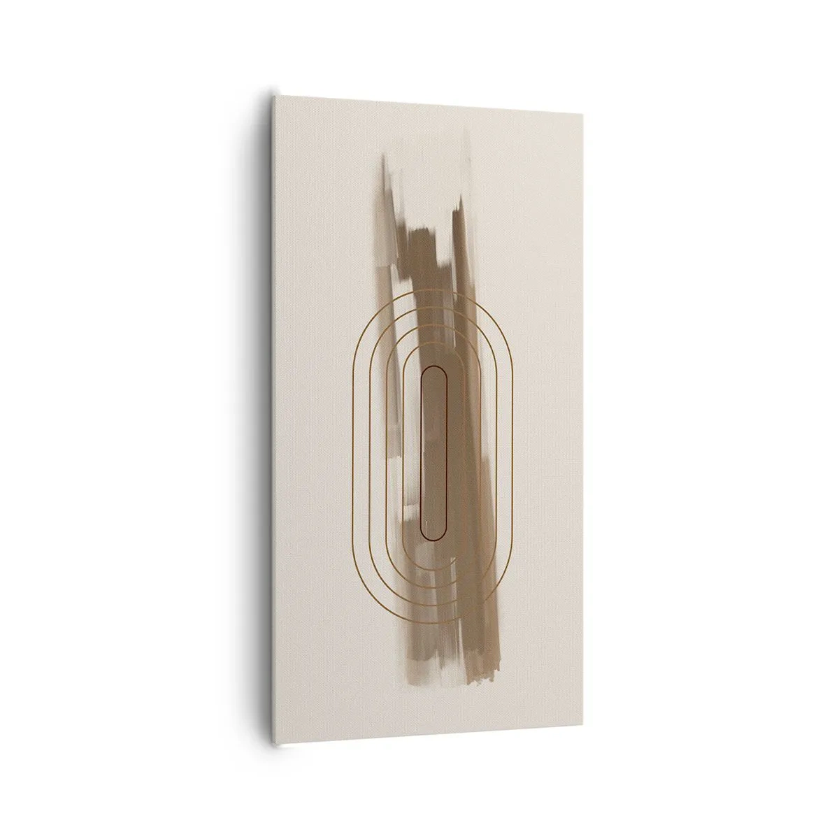 Obraz na plátne - Závan šedej - 65x120 cm