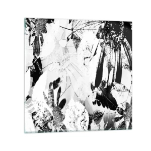 Obraz na skle - Jeseň v negatíve - 40x40 cm