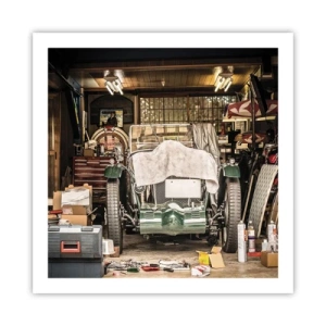 Plagát - Späť do minulosti - 60x60 cm