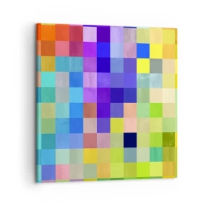 Obraz na plátne - Každý iný, všetky rovné - 60x60 cm