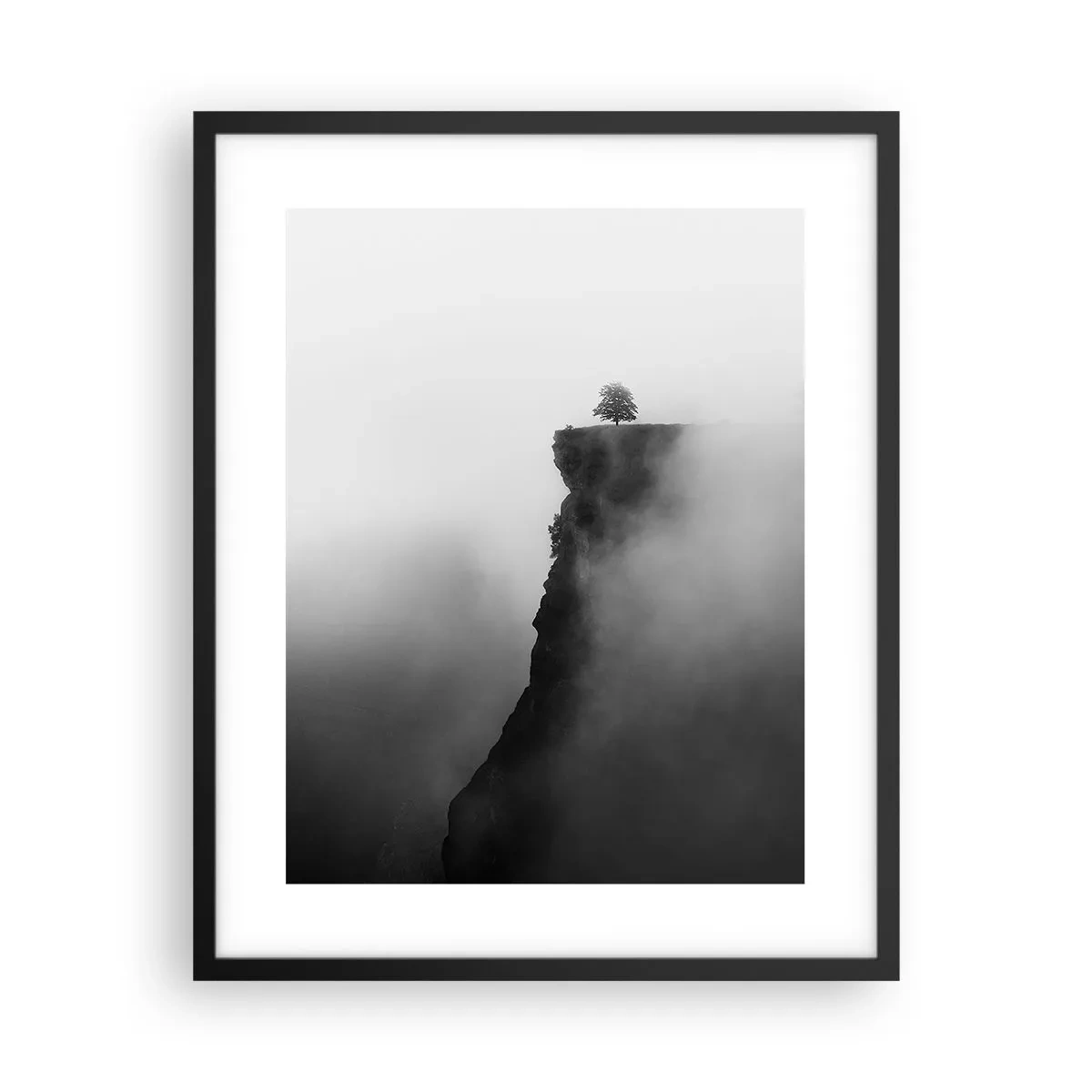 Plagát v čiernom ráme - Na okraji sveta - 40x50 cm