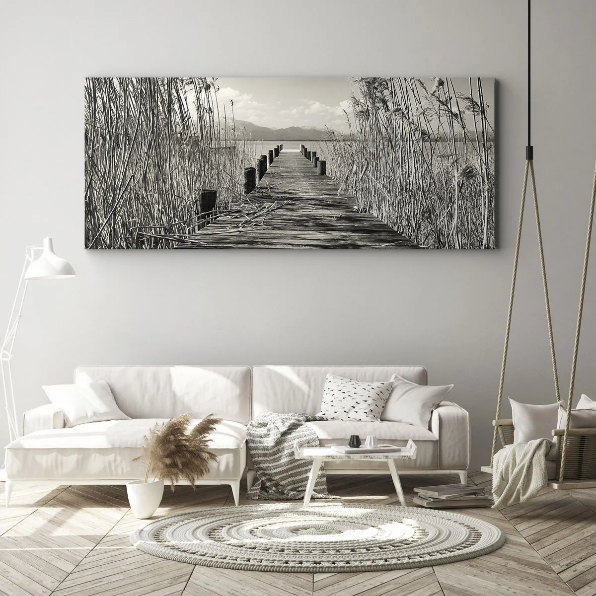 Obraz na plátne - V ústraní tráv - 160x50 cm