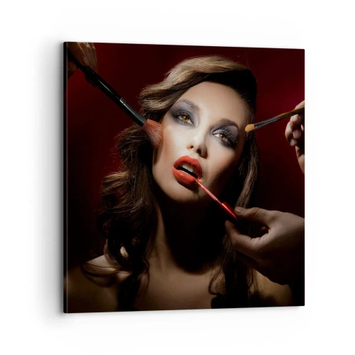 Obraz na plátne - Krásna zasnená - 70x70 cm