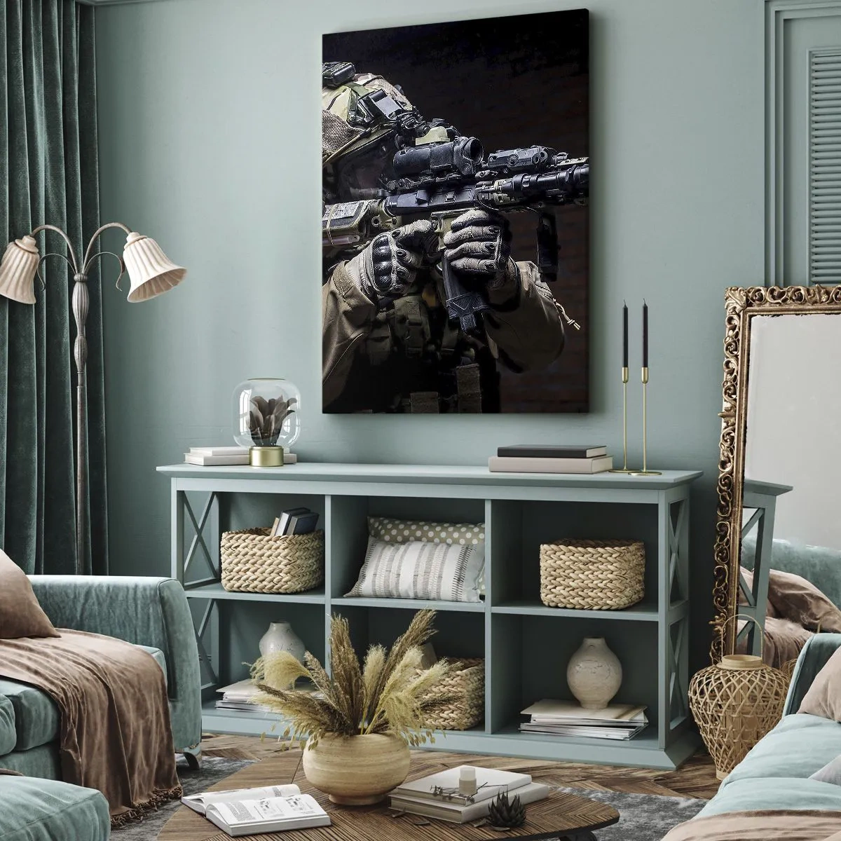 Obraz na plátne - Vražedne účinný - 55x100 cm