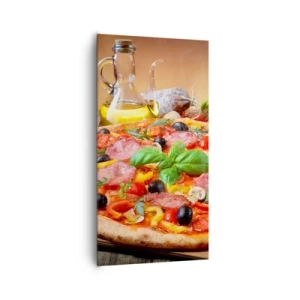 Obraz na plátne - So skutočne talianskou chuťou - 65x120 cm