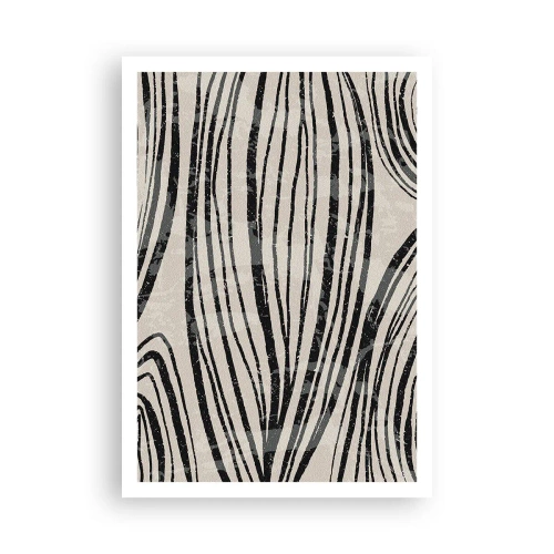 Plagát - Močiar s líniami - 70x100 cm