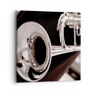 Obraz na plátne - Hudobné cestovanie do 30. rokov - 40x40 cm