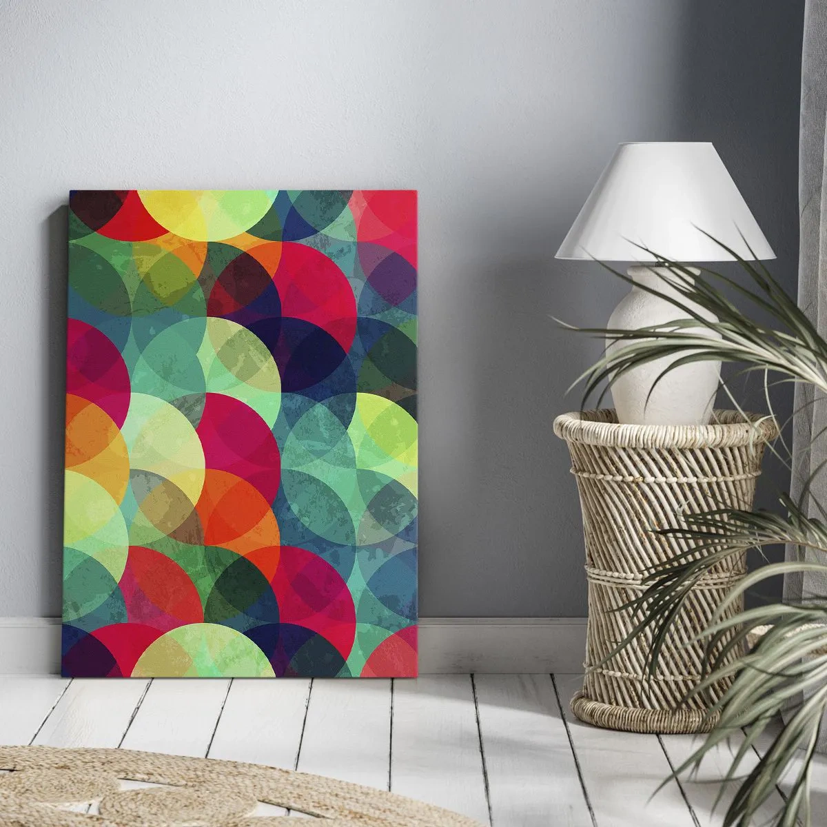 Obraz na plátne - Vstúpiť do dúhy - 50x70 cm